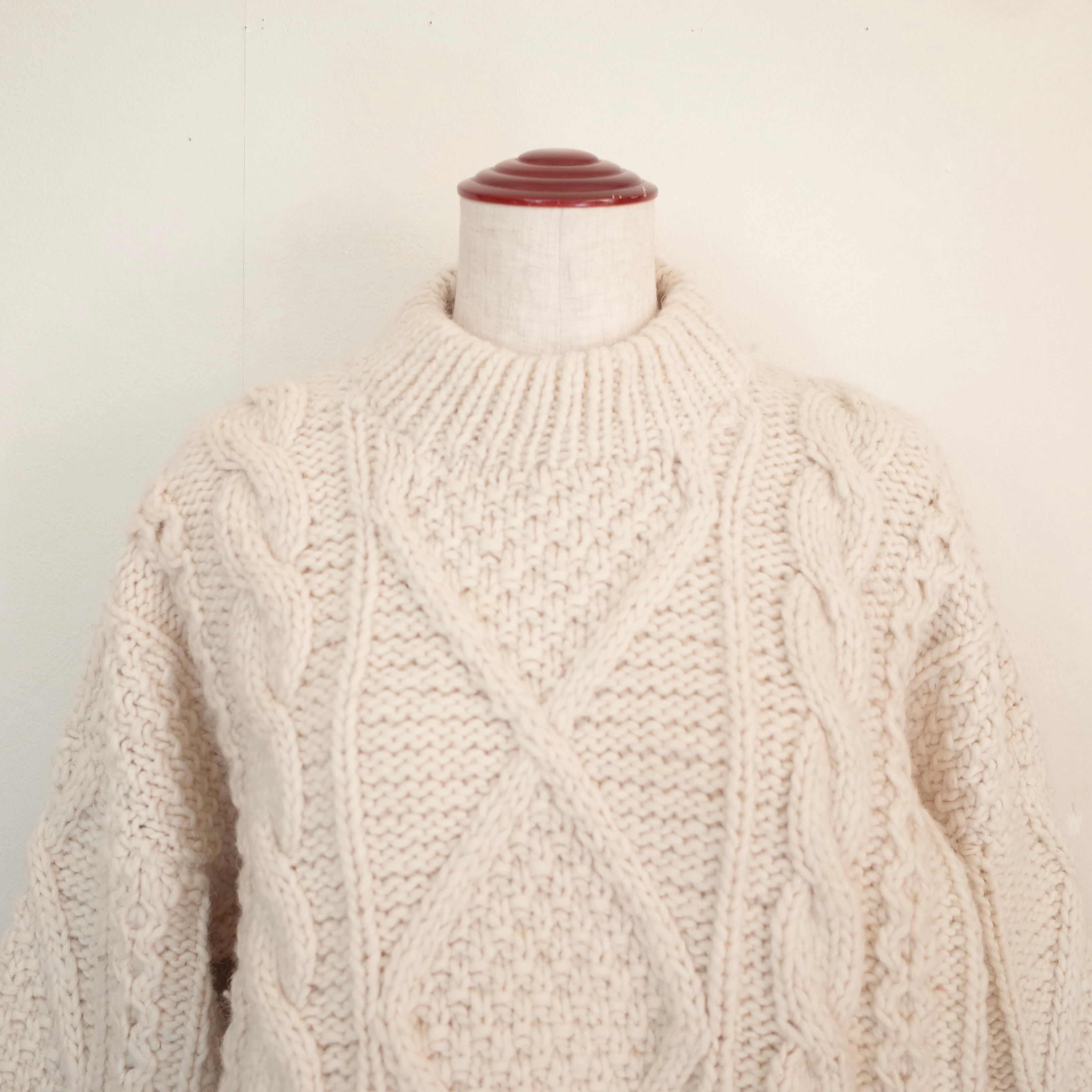 Fisherman hand knit sweater