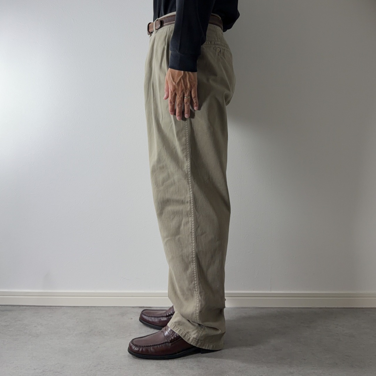 90s 初期型 Polo by Ralph Lauren POLO CHINO Sand Beige [W31.5L30.5相当] 古着 - 15