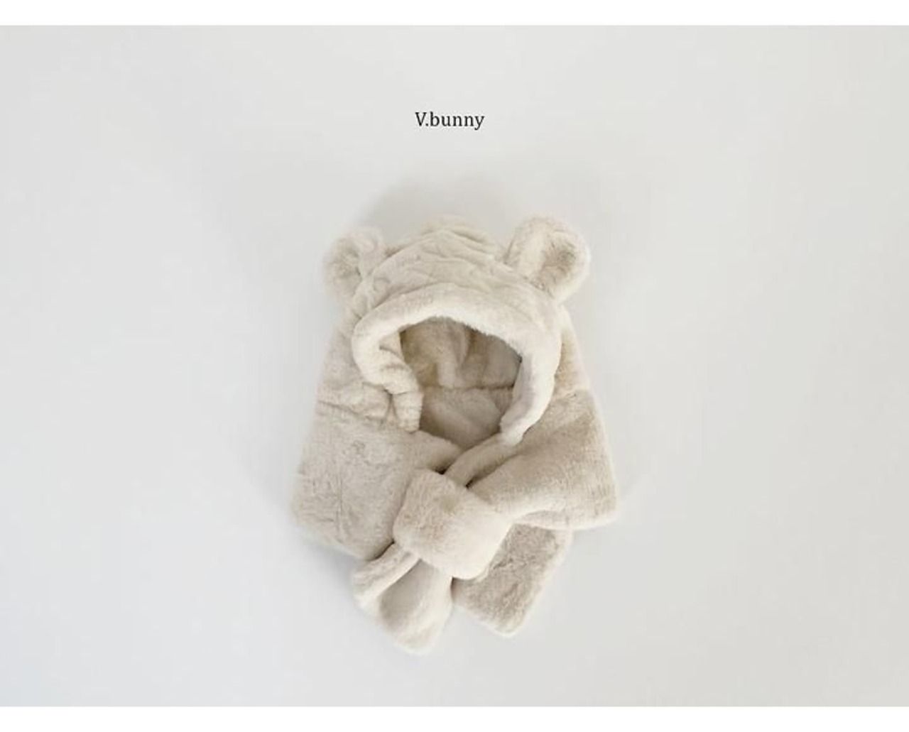 韓国子供服 / 26winter / VANILLA BUNNY / くまさんマフラー / キッズ / 冬服 *FREE*