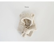 韓国子供服 / 26winter / VANILLA BUNNY / くまさんマフラー / キッズ / 冬服 *FREE*