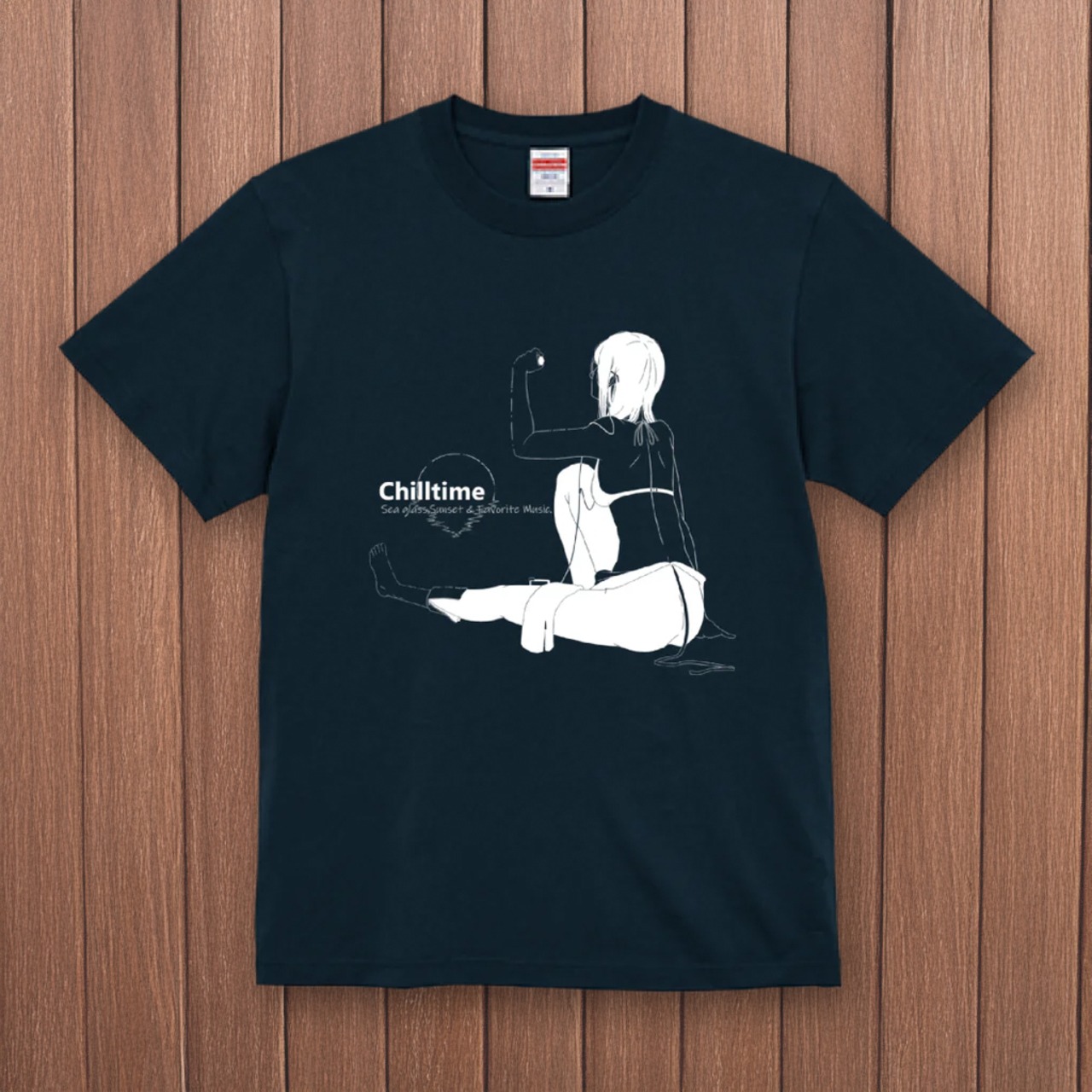 Chilltime-Tシャツ(スレート) - 2