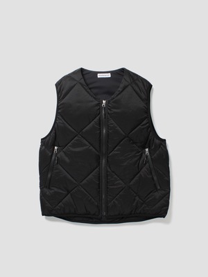 CABARET POVAL / QUILTED PUFF VEST - BLACK