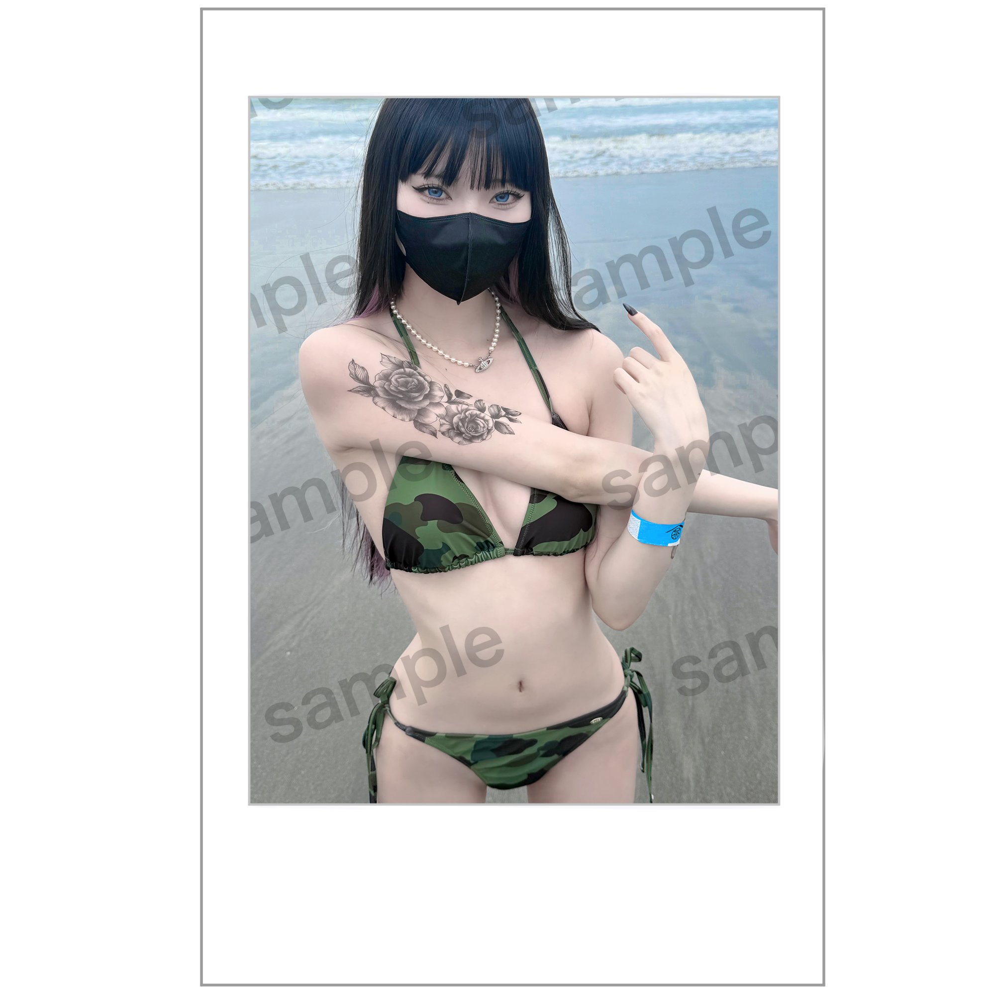 10年くらい前の　AIKA 直筆サインチェキ　水着1 8a31b2c74ec094ac46ddfd307efc97