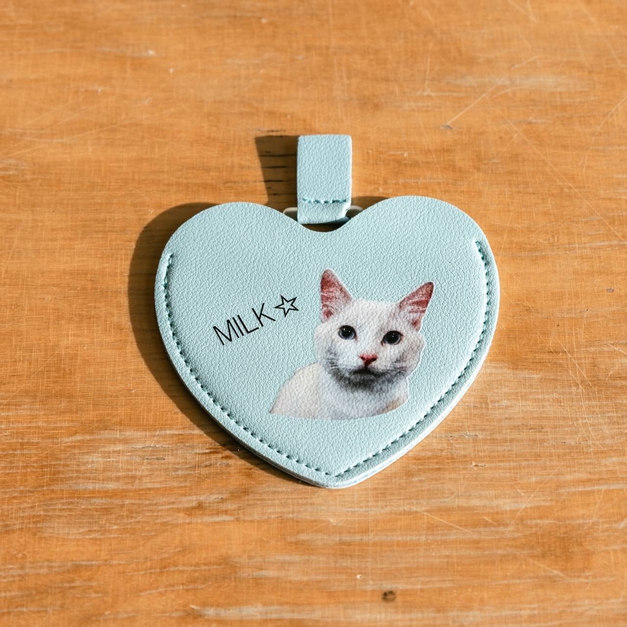ミラー ペット プリント】手鏡 持ち歩き メイク用品 オリジナル 名入れ