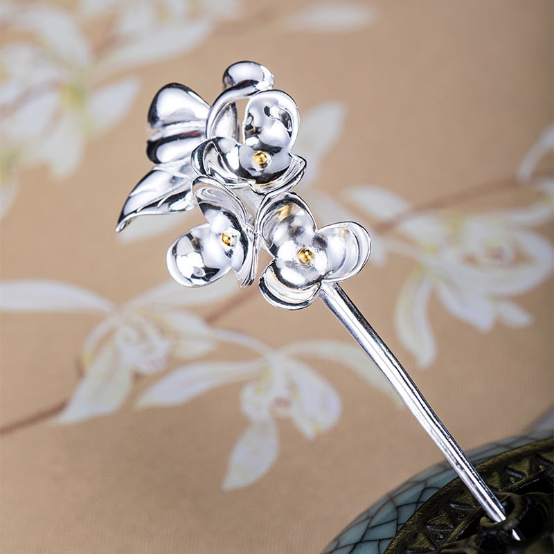 受注制作＞ハクモクレンのかんざし 白木蓮 ご褒美 プレゼント K041  