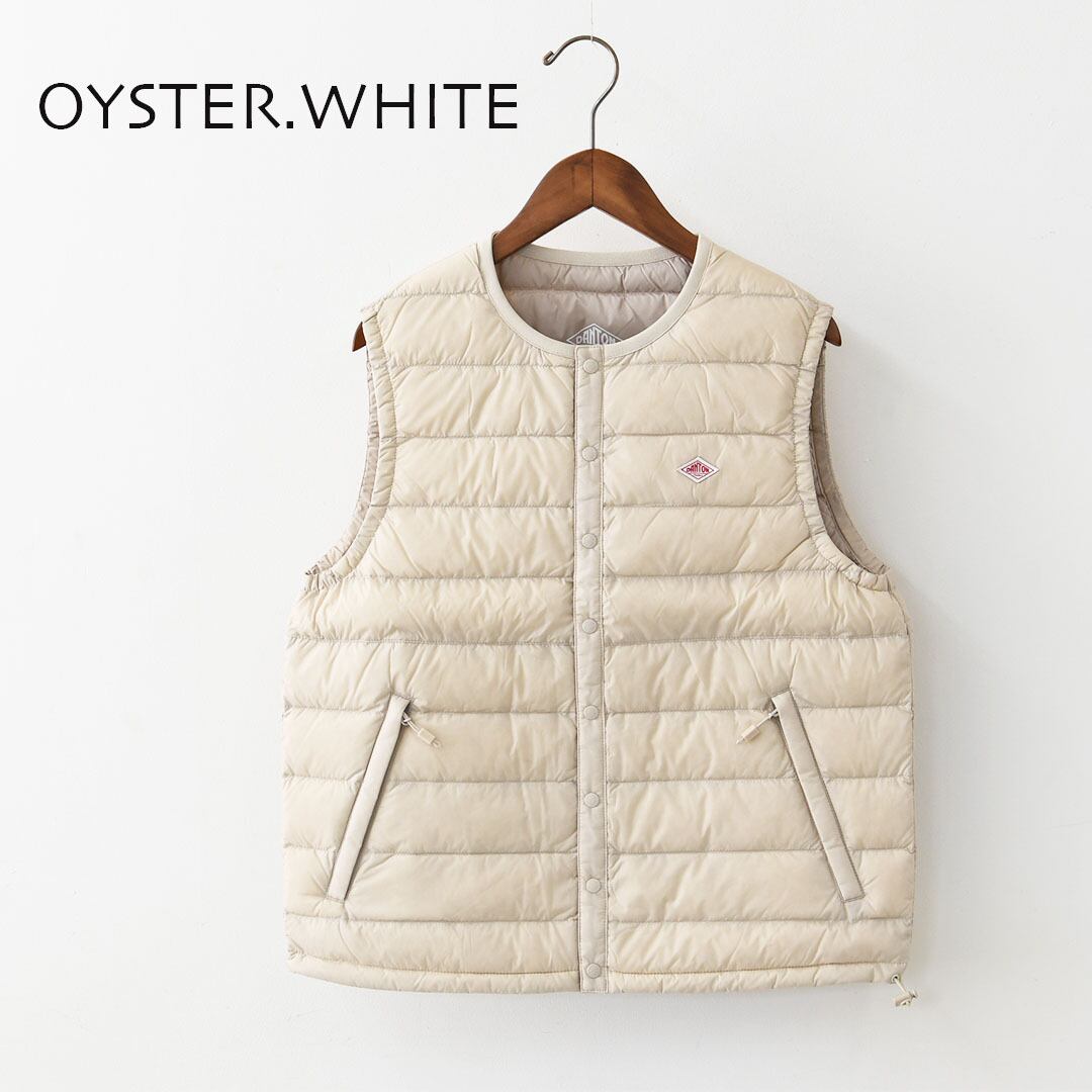 DANTON [ダントン] W CREWNECK INNER DOWN VEST [DT-A0002RRT] クルー