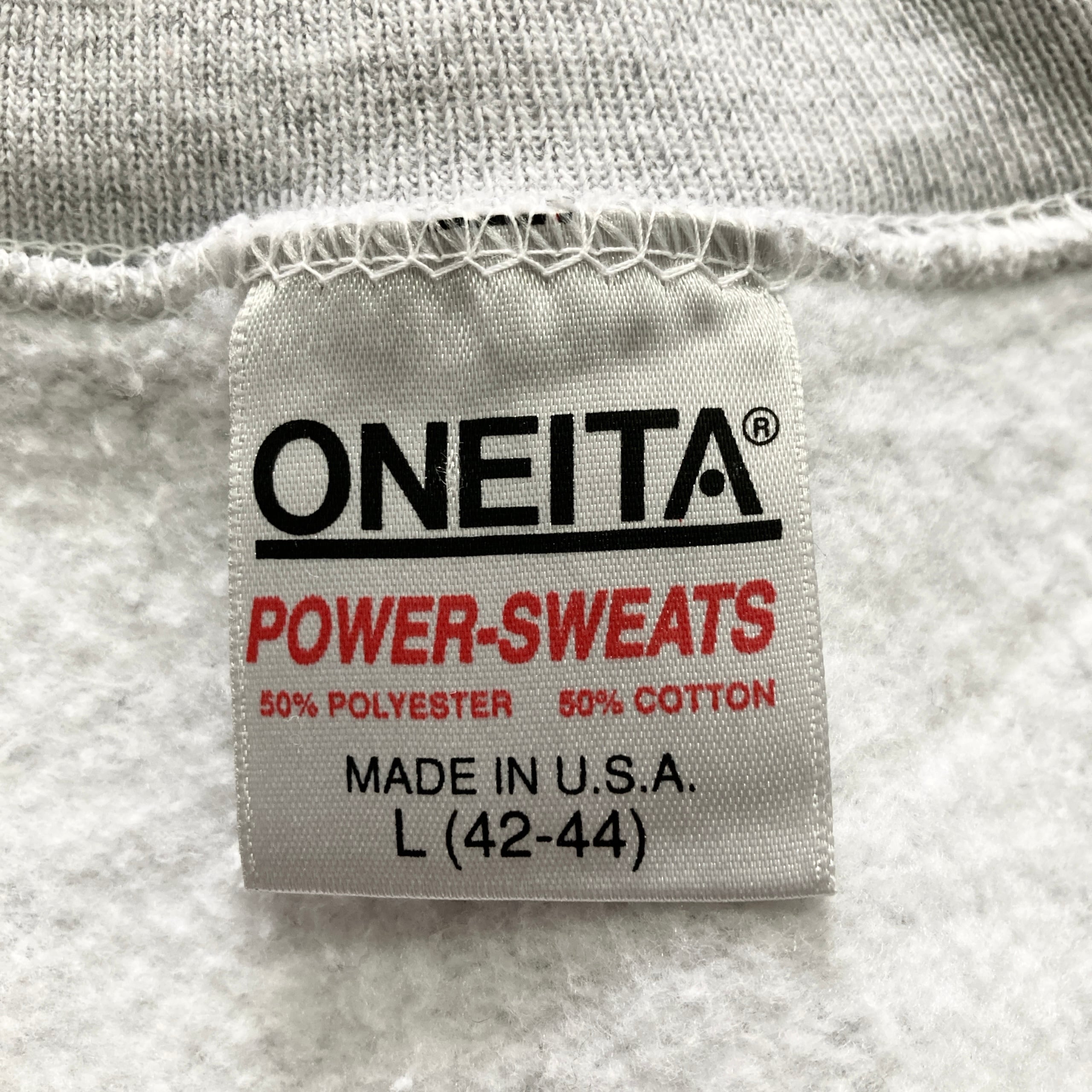 USA製】90s ONEITA オニータ 表記L アメリカ製 ラグラン 霜降り