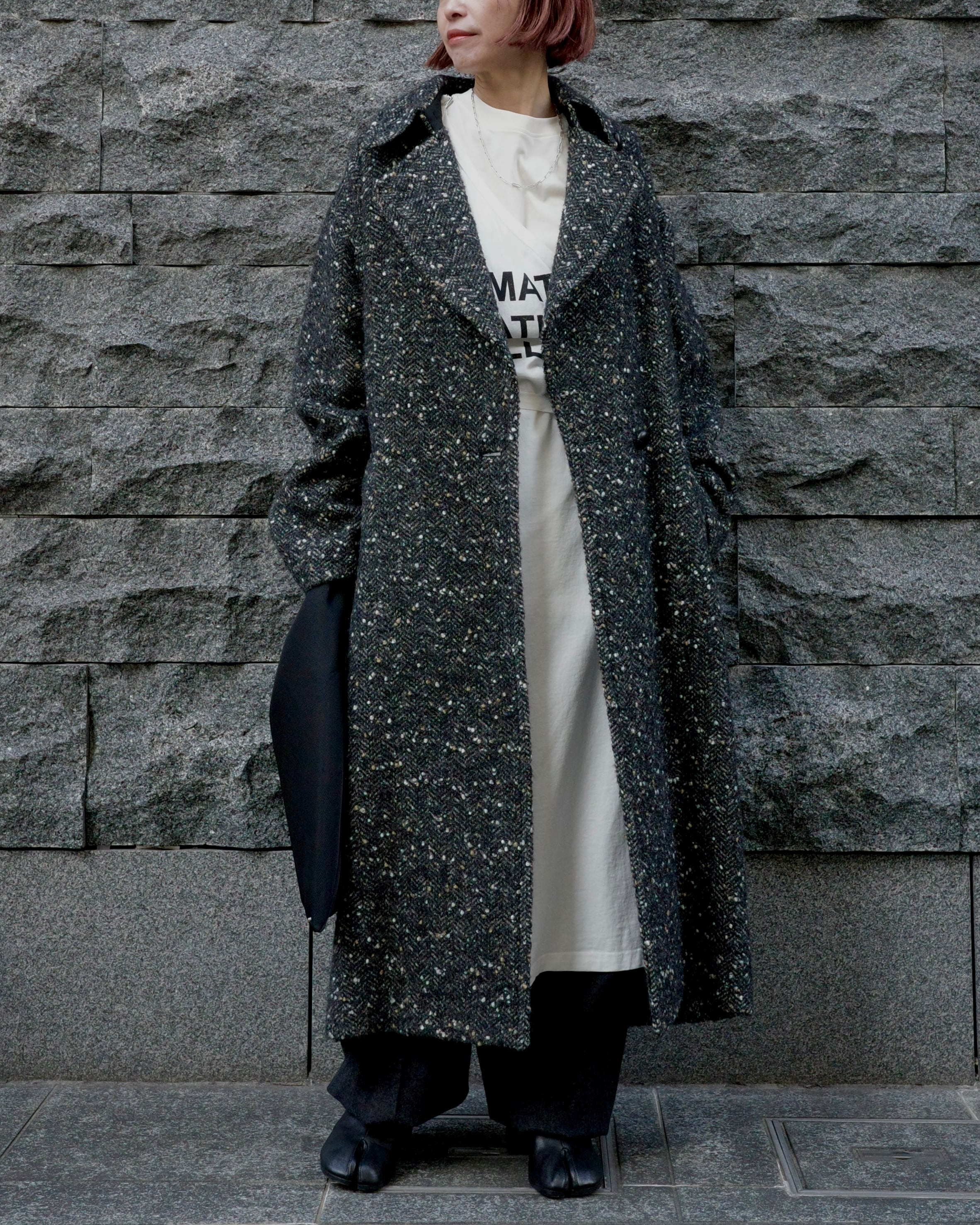 LEMAIRE / ASYMMETRICAL BATHROBE COAT -SOFT WOOL ALPACA- | LA VILLA