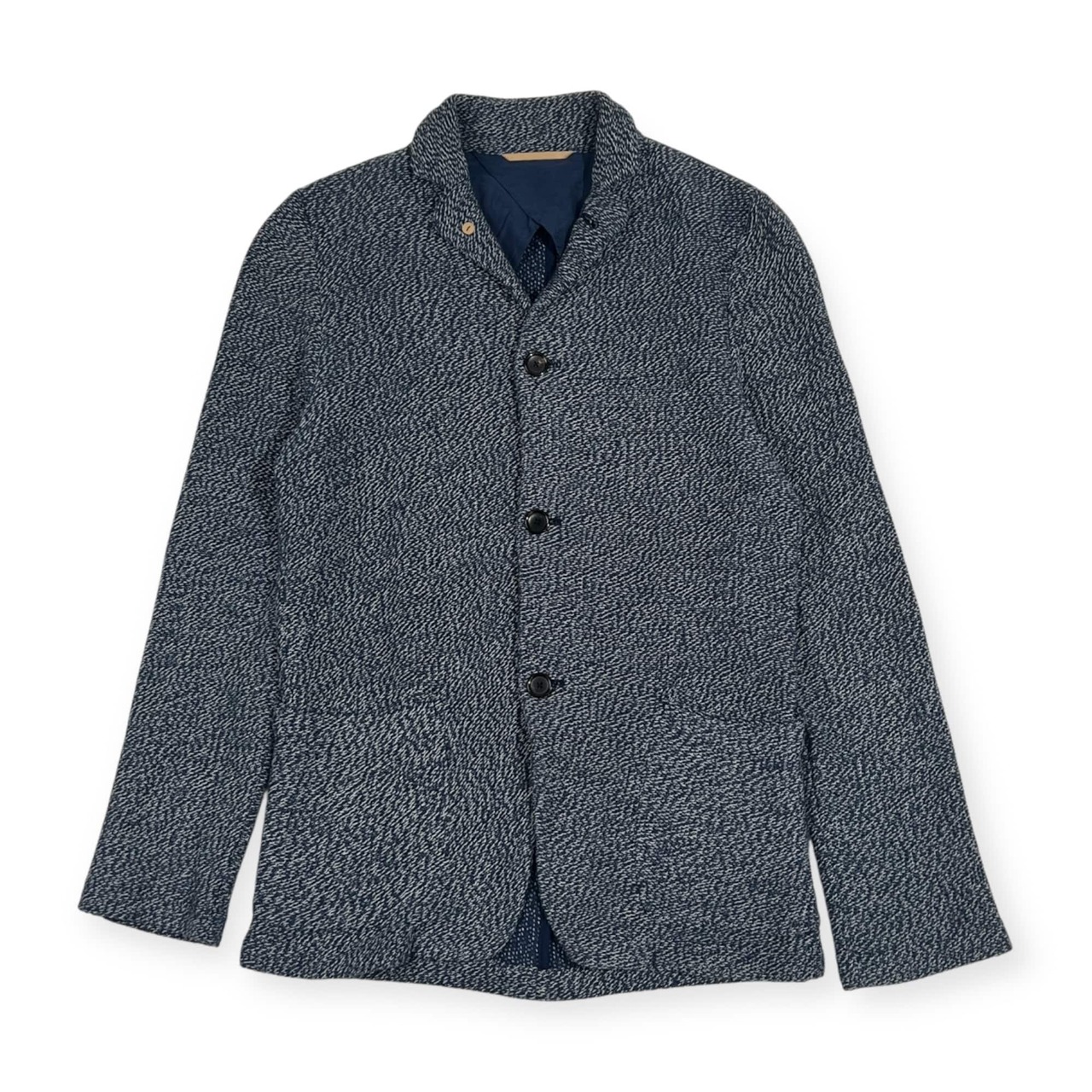 BEAUTY & YOUTH UNITED ARROWS ビューティアンドユース ユナイテッドアローズ コットン ニット ジャケット カーディガン S/ブルー メンズ