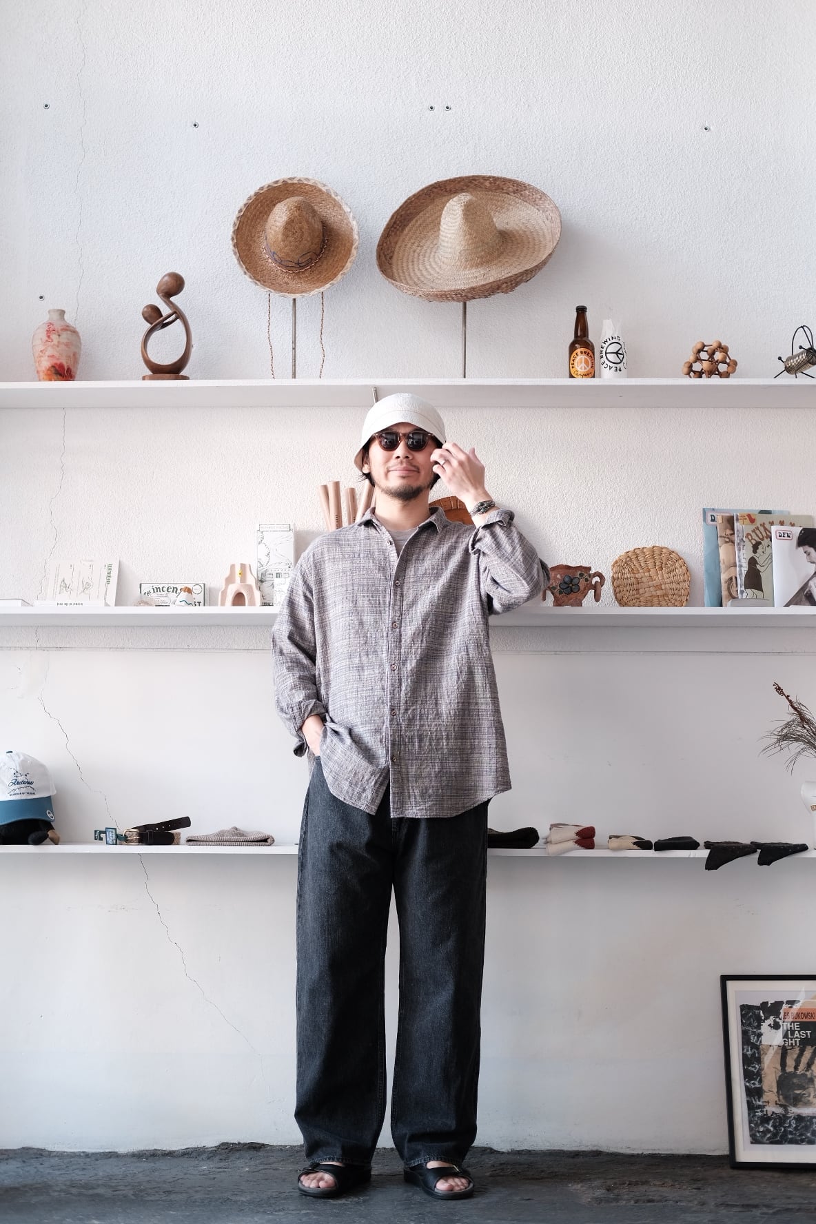 ENDS and MEANS＜エンズアンドミーンズ＞Relaxed fit 5 Pockets Denim
