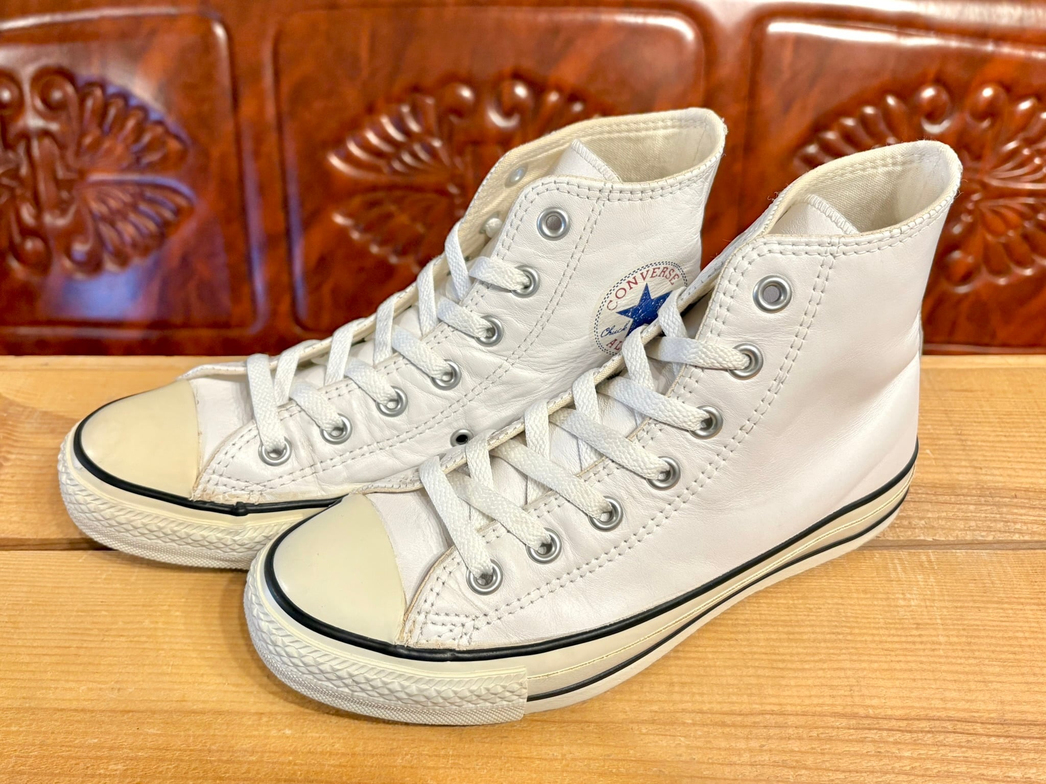 廃盤 Converse ALL STAR オールスター レザー 28cm converse（コンバース） ALL STAR LEATHER（オールスター レザー）Hi