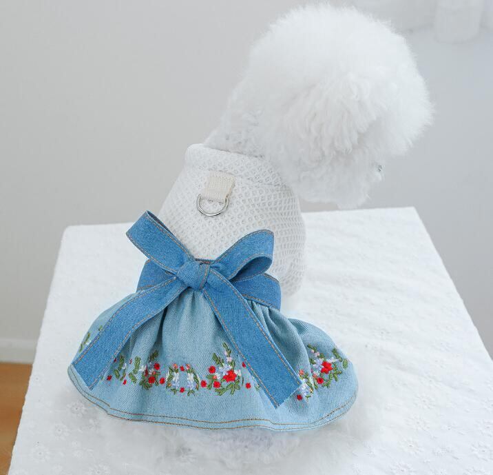 《予約》№3102164 デニムリボンワンピース