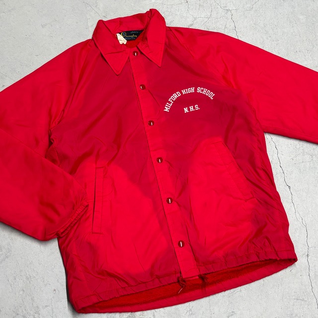 1970s CHAMPION COACH JACKET ”MILFORD HIGH SCHOOL"