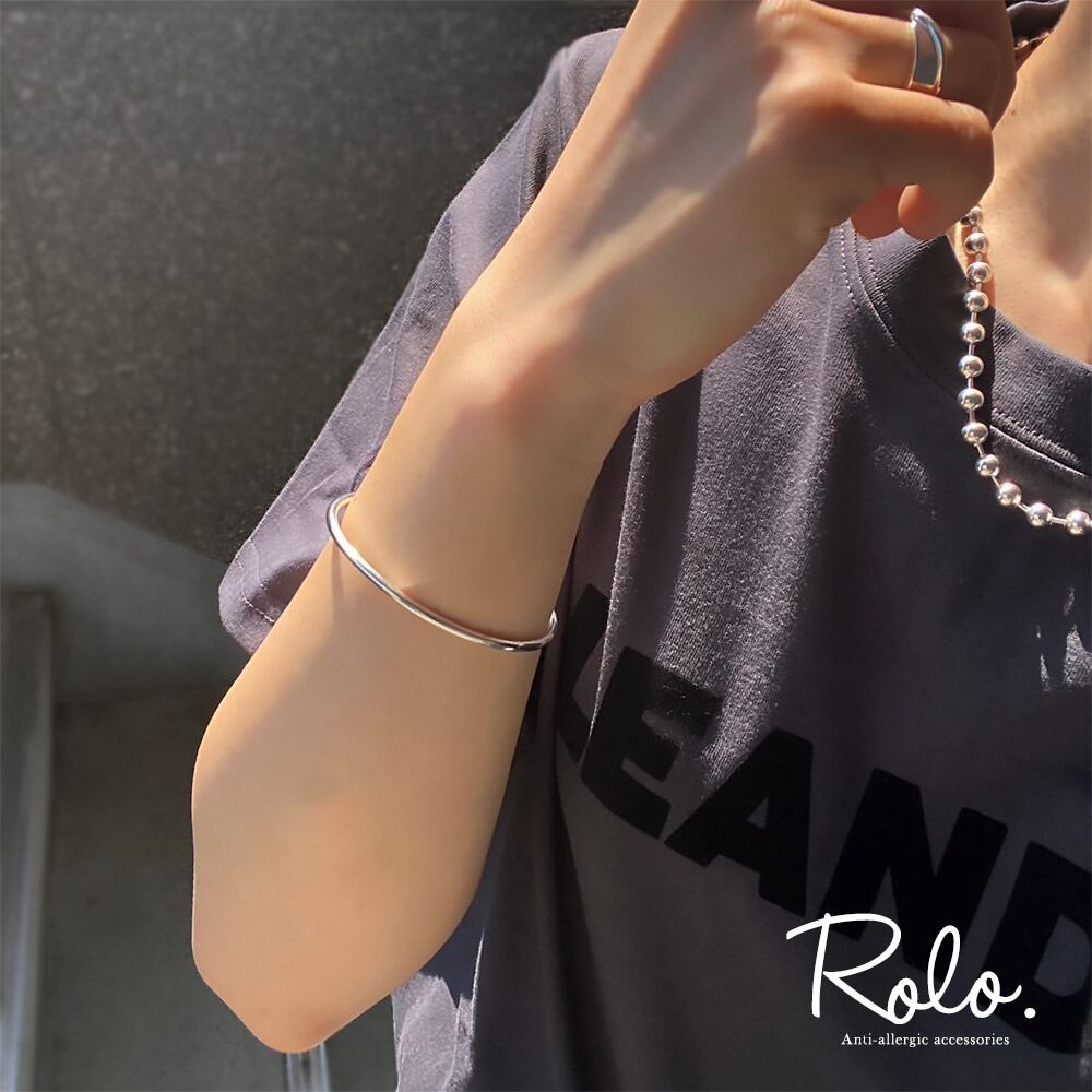 ラウンドバングル シルバー925 | Roloshop BASE店