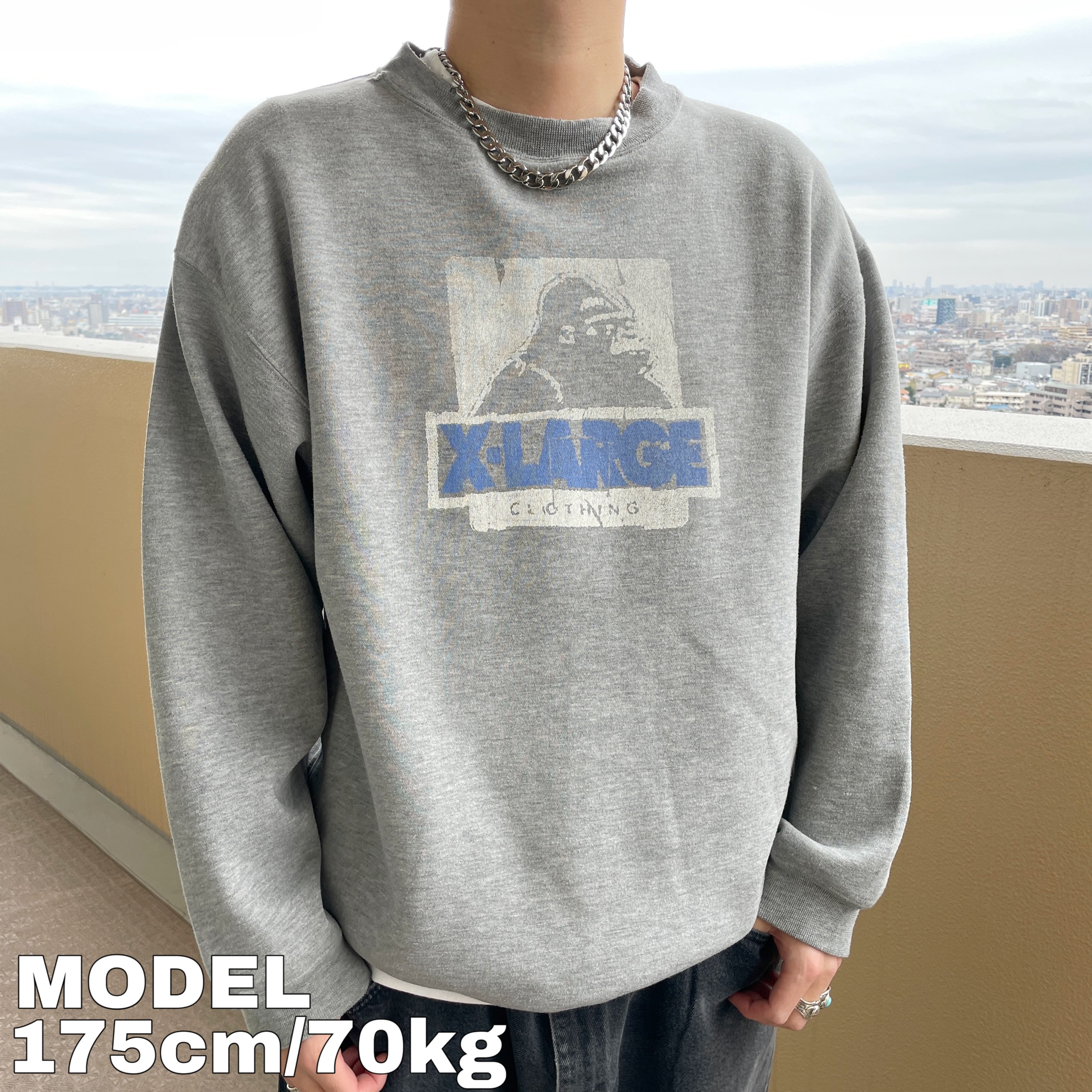 XLARGE エクストララージ　カラフルビッグロゴスウェット　トレーナー　ゴリラ