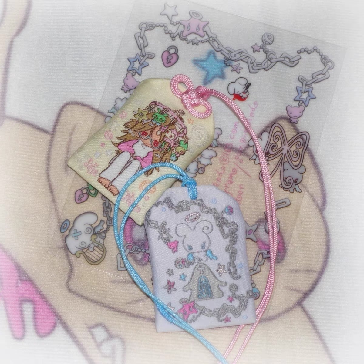 Sunonerbird * lucky charm set 御守りセット | transparent cave