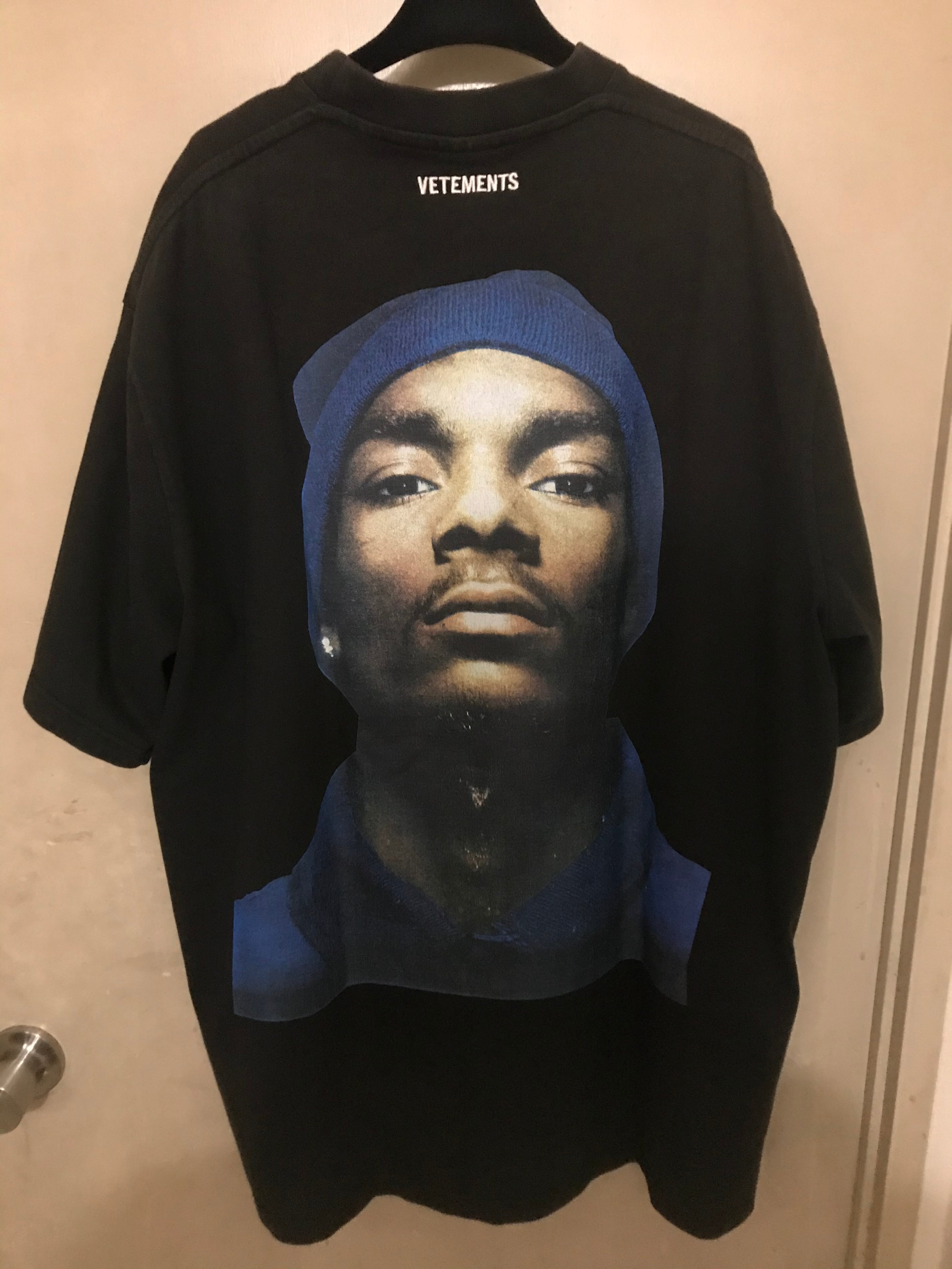 16AW★VETEMENTS ヴェトモン snoop dogg スヌープドッグ バックプリント オーバーサイズ Tシャツ | SOHOO  powered by BASE