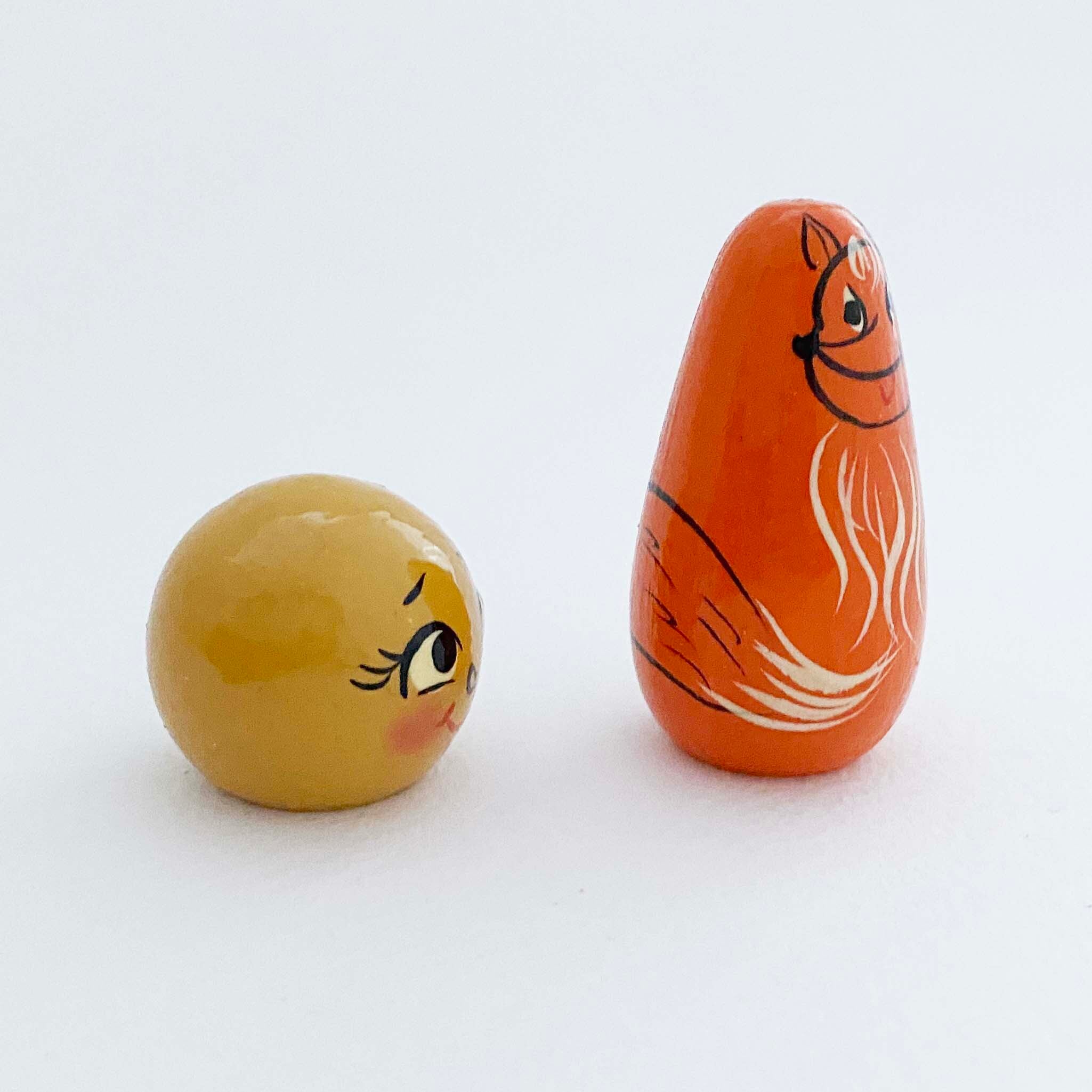 ホフロマ産 知育木地玩具 / おだんごパン(動物&パン40個入り)