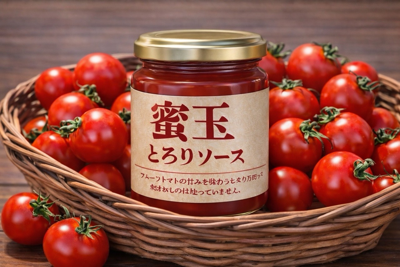 蜜玉とろりソース（トマトジャム）