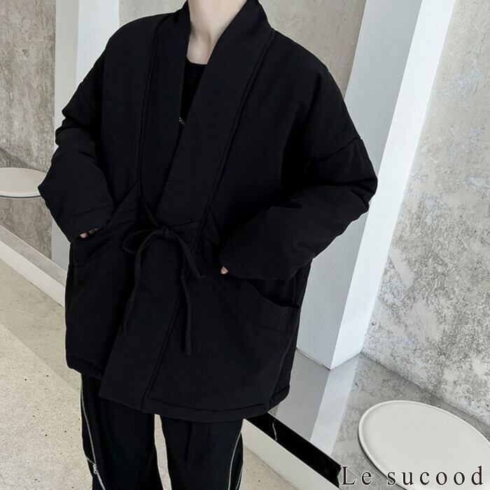 羽織　ジャケット　カーディガン　ブルゾン　上着　ガウン Le sucood】【お支払い確認後20日以内発送】 モード系半纏カーディガン