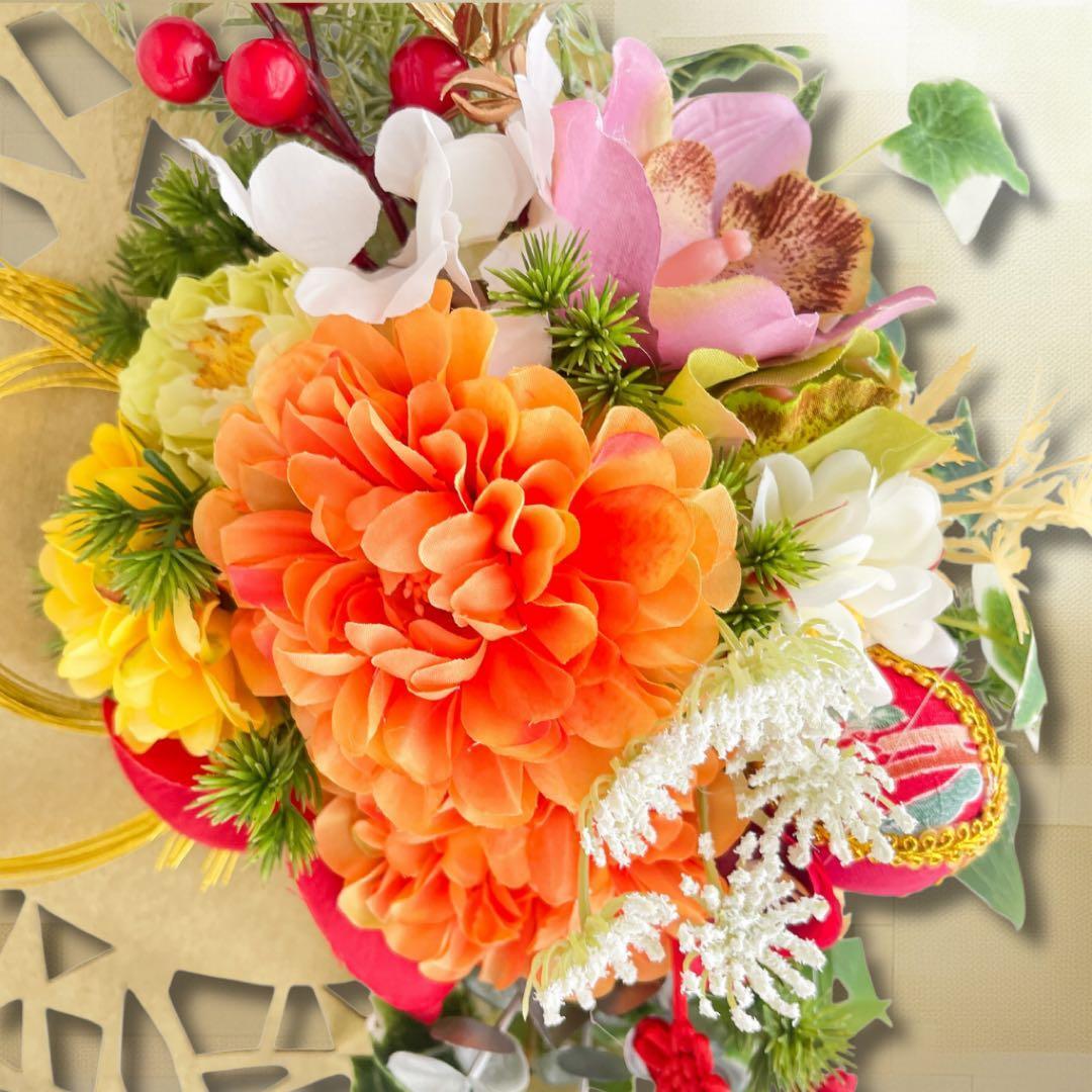 ⑩ 迎春しめ縄｜和モダン新年飾り｜玄関にも室内にも飾れるアート