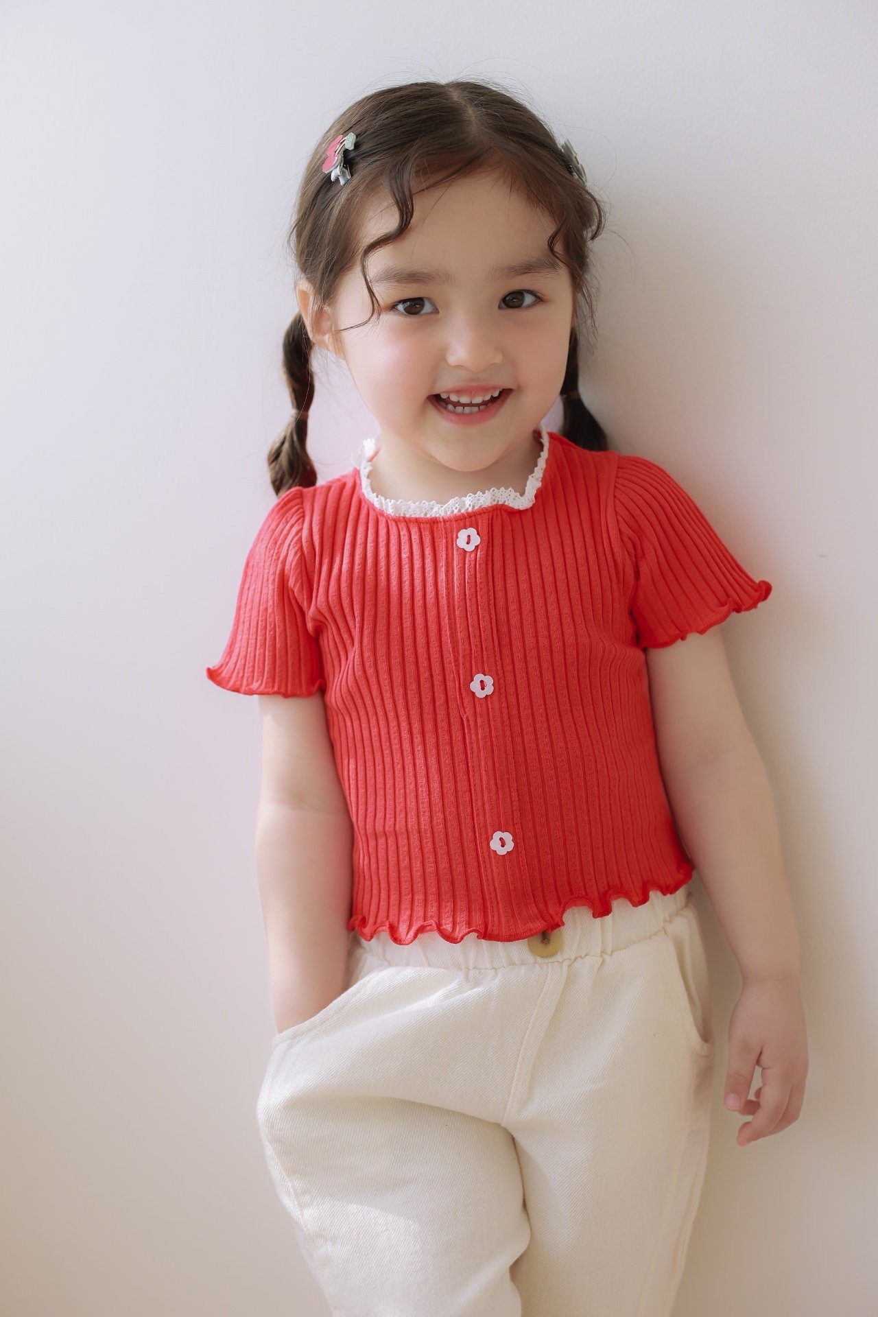 [JAZZ] Robe ribbed blouse / [째즈] 로브골지브라우스