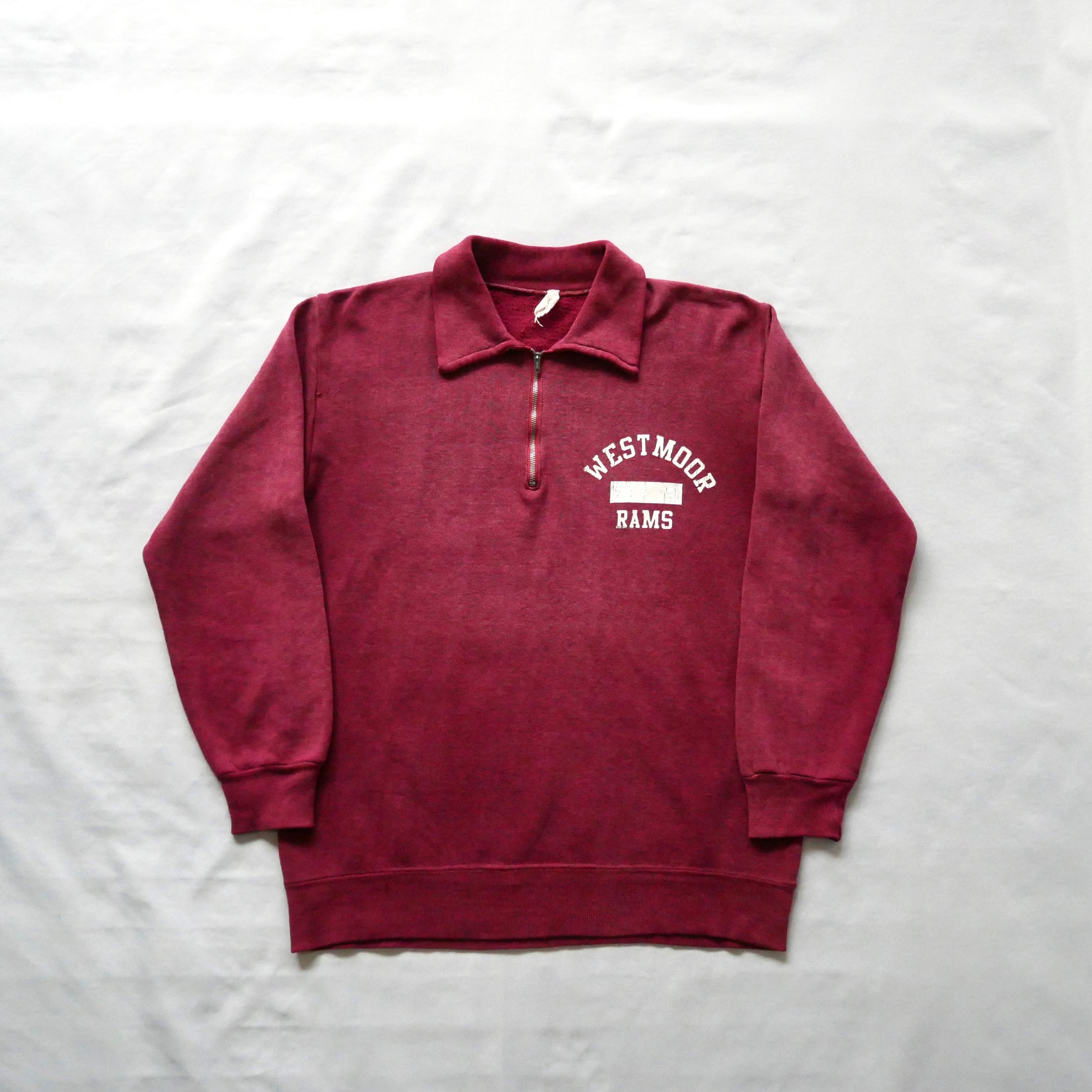 60-70s vintage halfzip sweat ヴィンテージ エンジ ハーフジップ