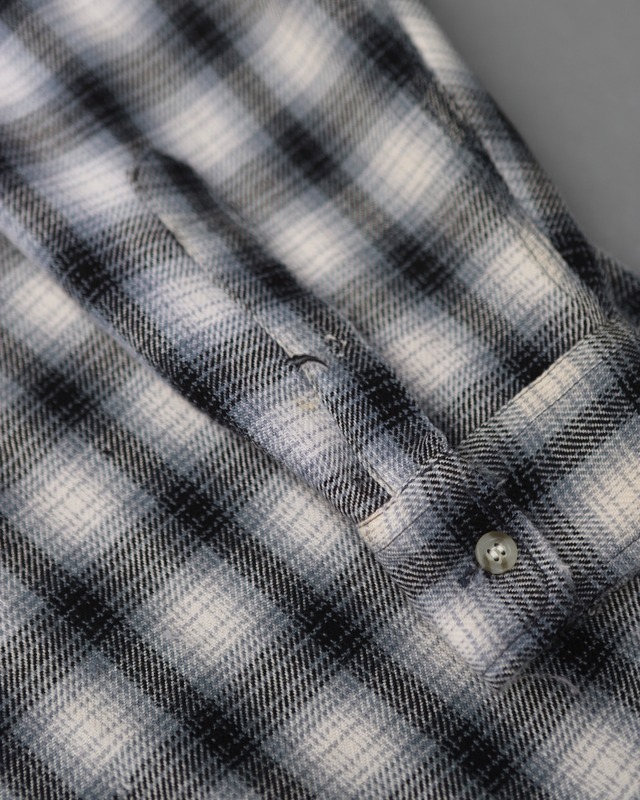 ombre check shirt