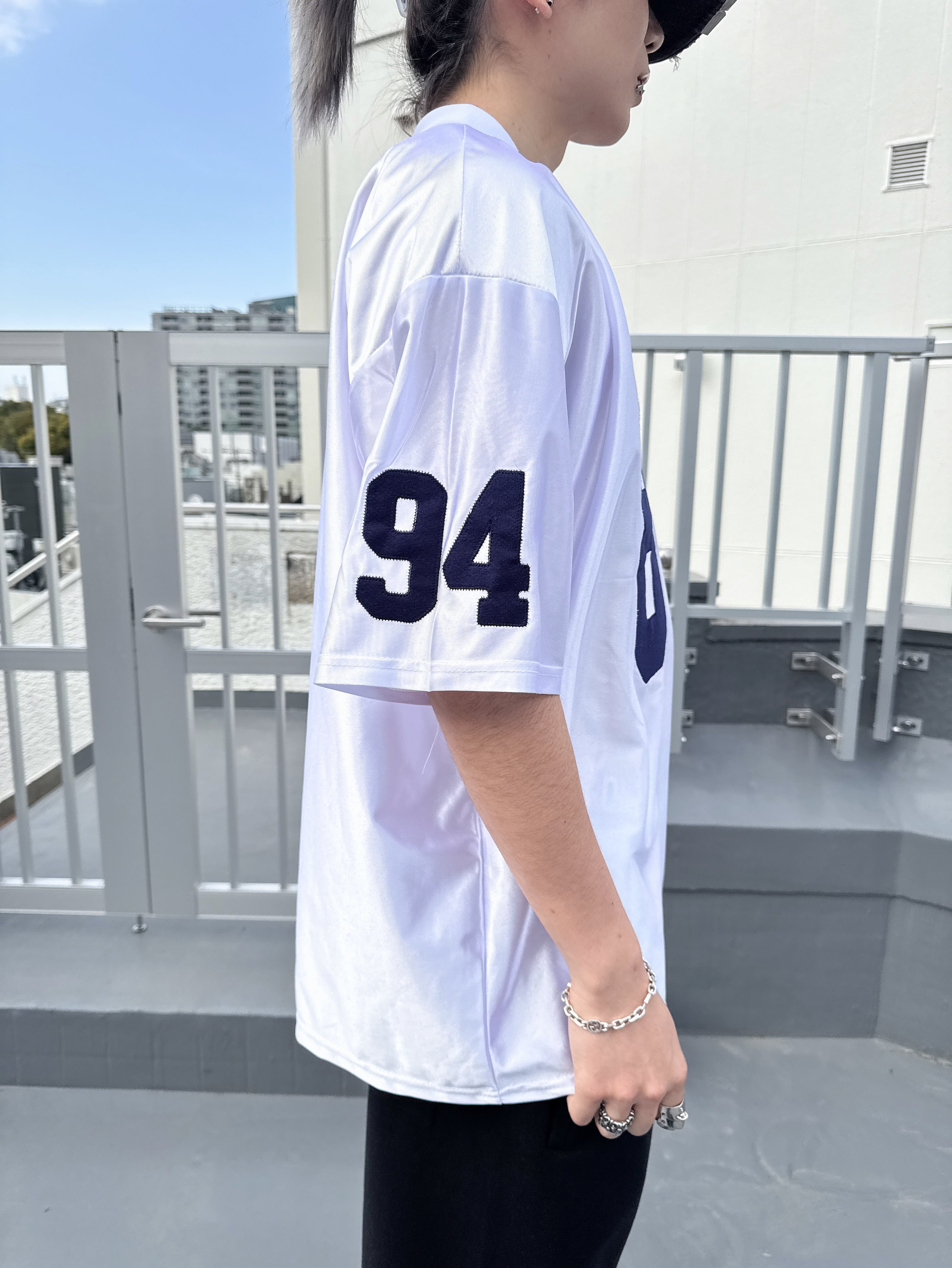 88ロングストリートTシャツ ストリート グランジ | 韓国系ユニセックス