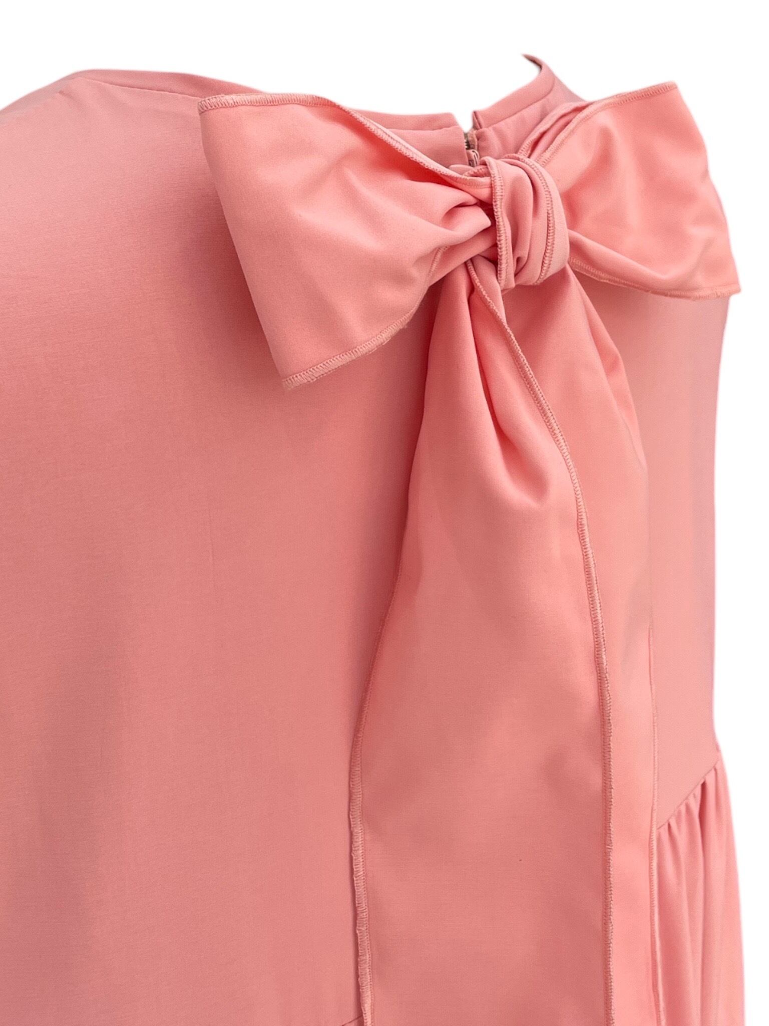 バックリボンティアードワンピース Pink | amin pur