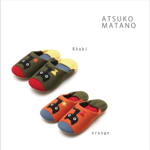 【ATSUKO MATANO（マタノアツコ）】スリッパ「 カメラ目線」　