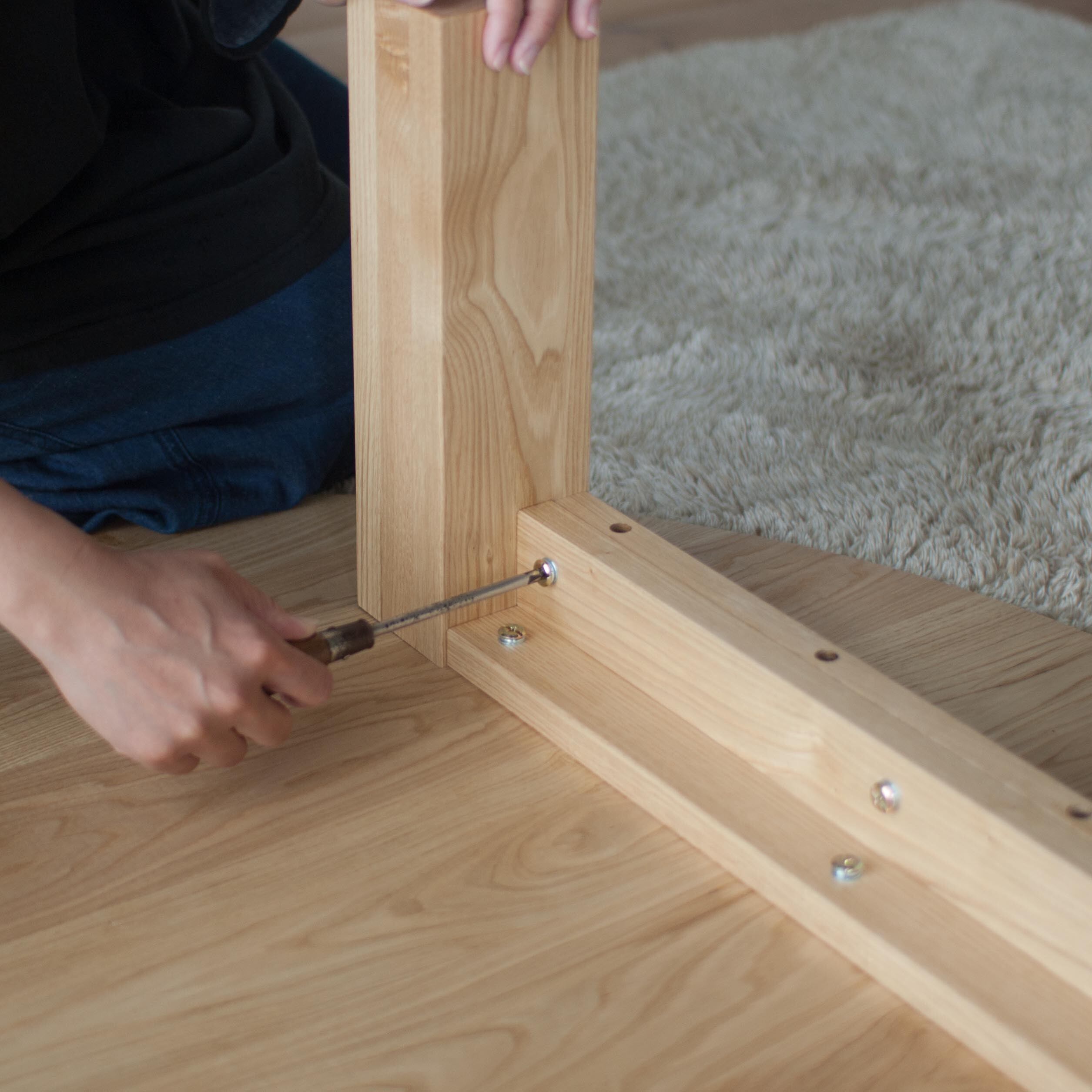 くりのちゃぶ台（直径90cm・国産栗材・オイル塗装）無垢 円卓 丸