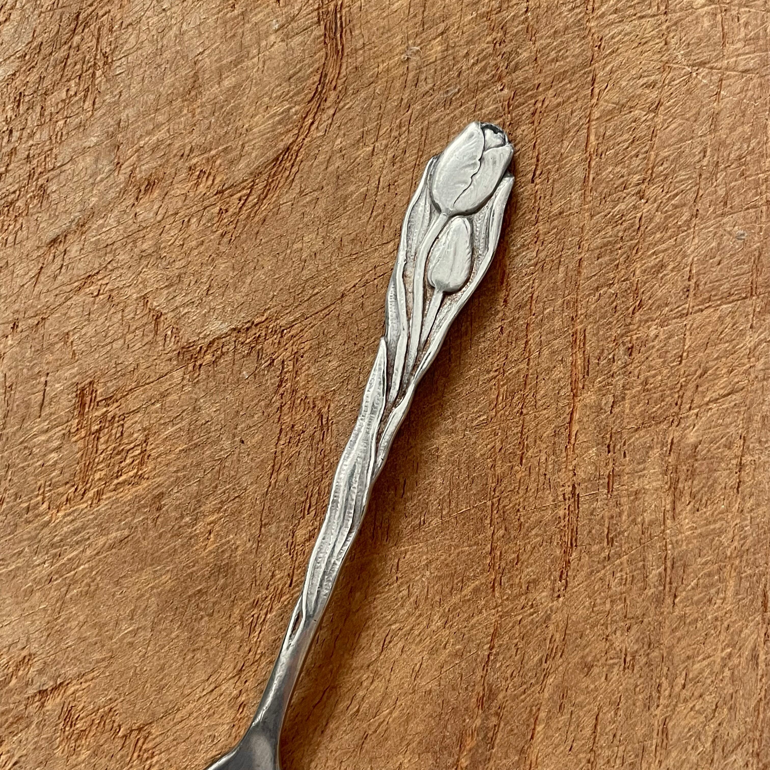 花模様のティースプーン2