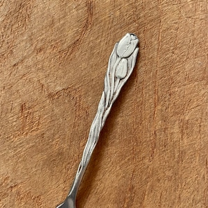 花模様のティースプーン2