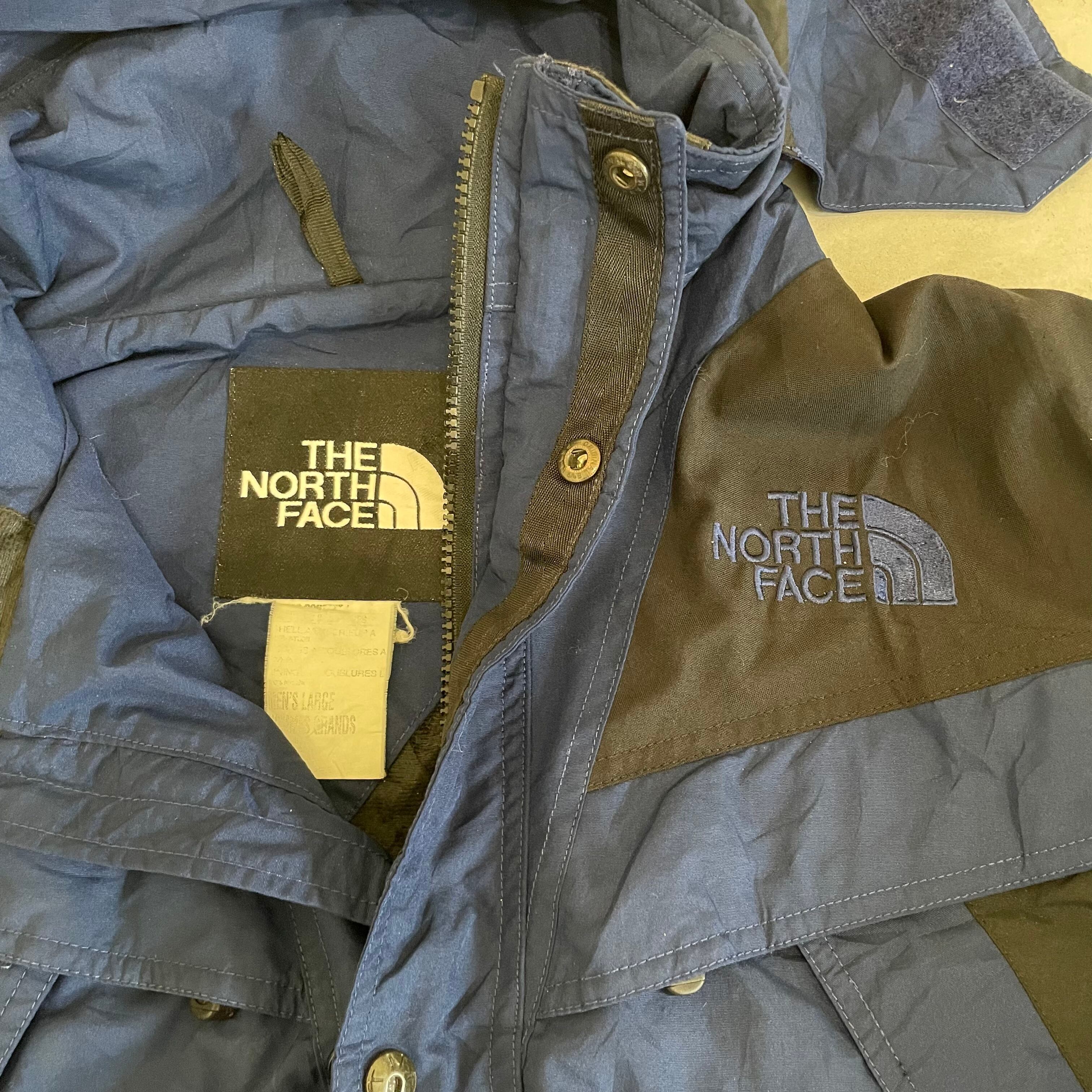 THE NORTH FACE ザ ノースフェイス マウンテンパーカー メンズL 古着 ブルー 青色 【アウトドアジャケット】 | pine0kid  powered by BASE