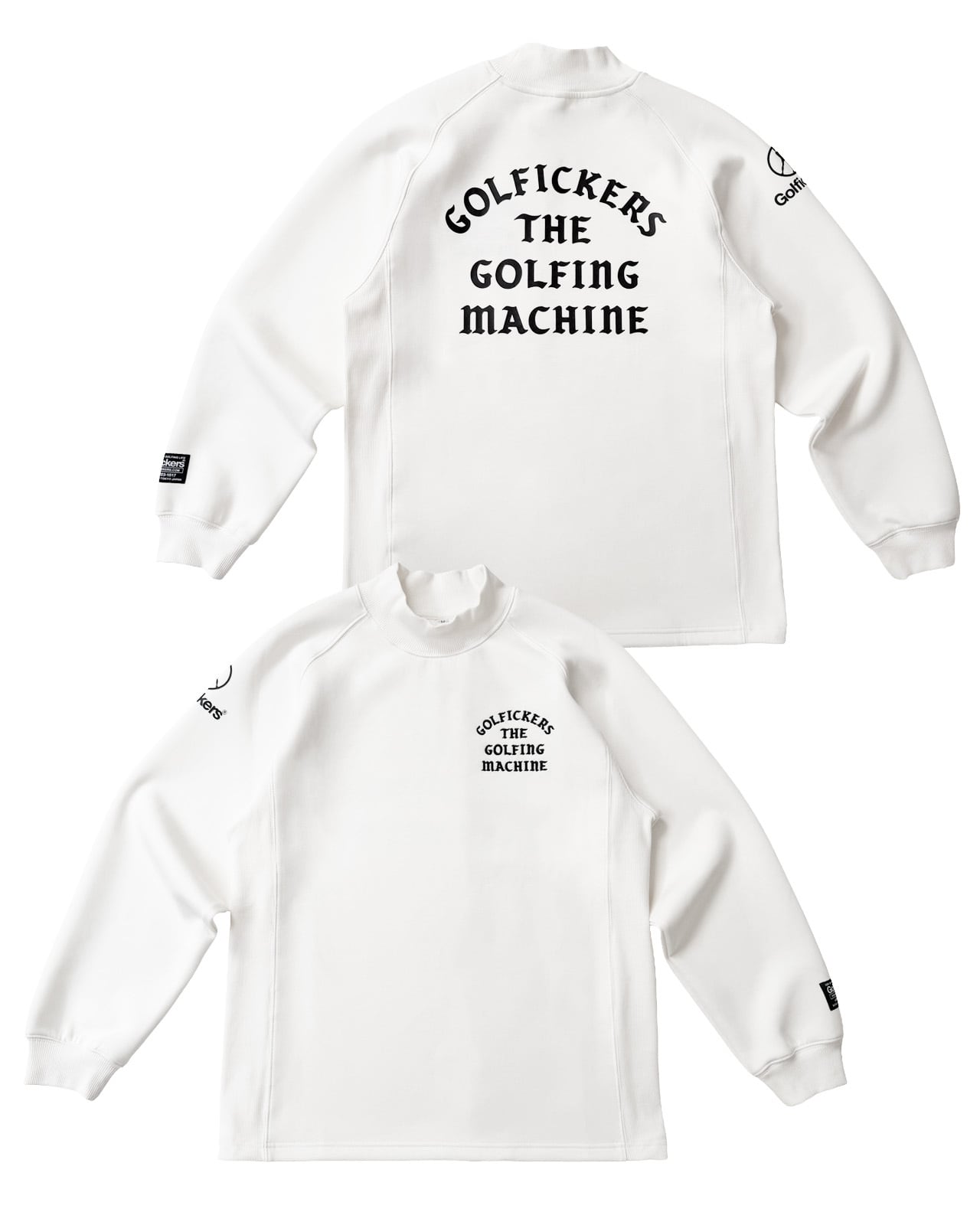 HOLE 604] Sports Mix Mock Neck -Off White- | Golfickers