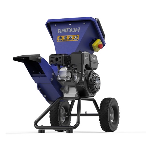 ウッドチッパー粉砕機 ガーデンシュレッダー 最大粉砕径生材80mm 乾燥材50mm エンジン粉砕機 6.5HPエンジン搭載 シャフトドライブ 粉砕比20:1・約300mm/s 枝粉砕機 竹シュレッダー ドラム式カッター 排出角度調整90° 枝粉砕機 ガーデンチッパー 農業用 剪定枝 竹 粉砕機 家庭用 業務用【自宅配達可能】