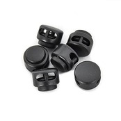 [YFFSFDC] 2つ穴 コードストッパー 20個セット コードロック スプリング 紐止め 靴/帽子/スポーツウェアなどの紐に 交換/補修用 DIY アクセサリー パーツ