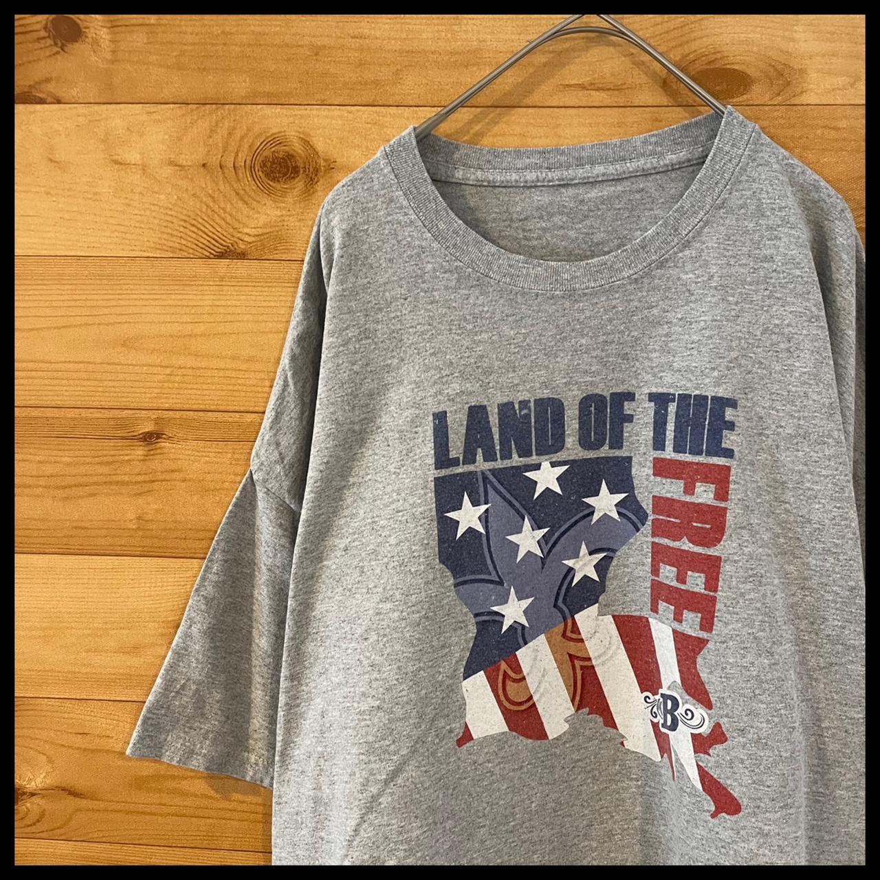 【USA古着】Land of the free Tシャツ ビッグサイズ XL相当 アメリカ古着