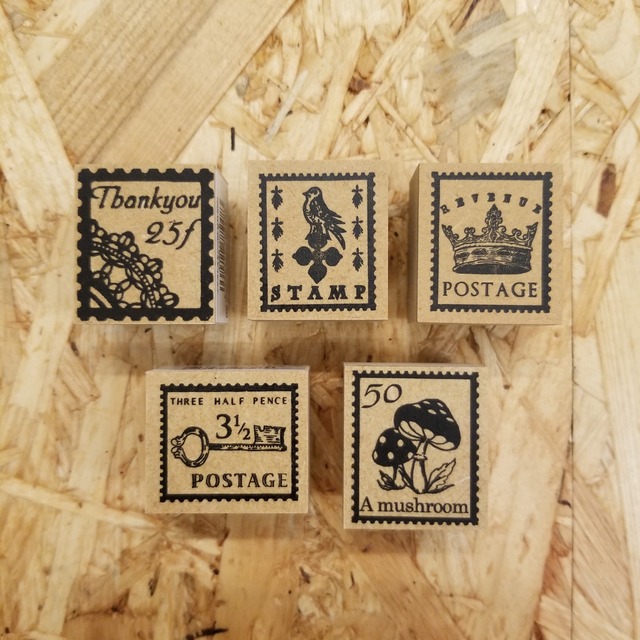 切手風スタンプ 青空日記