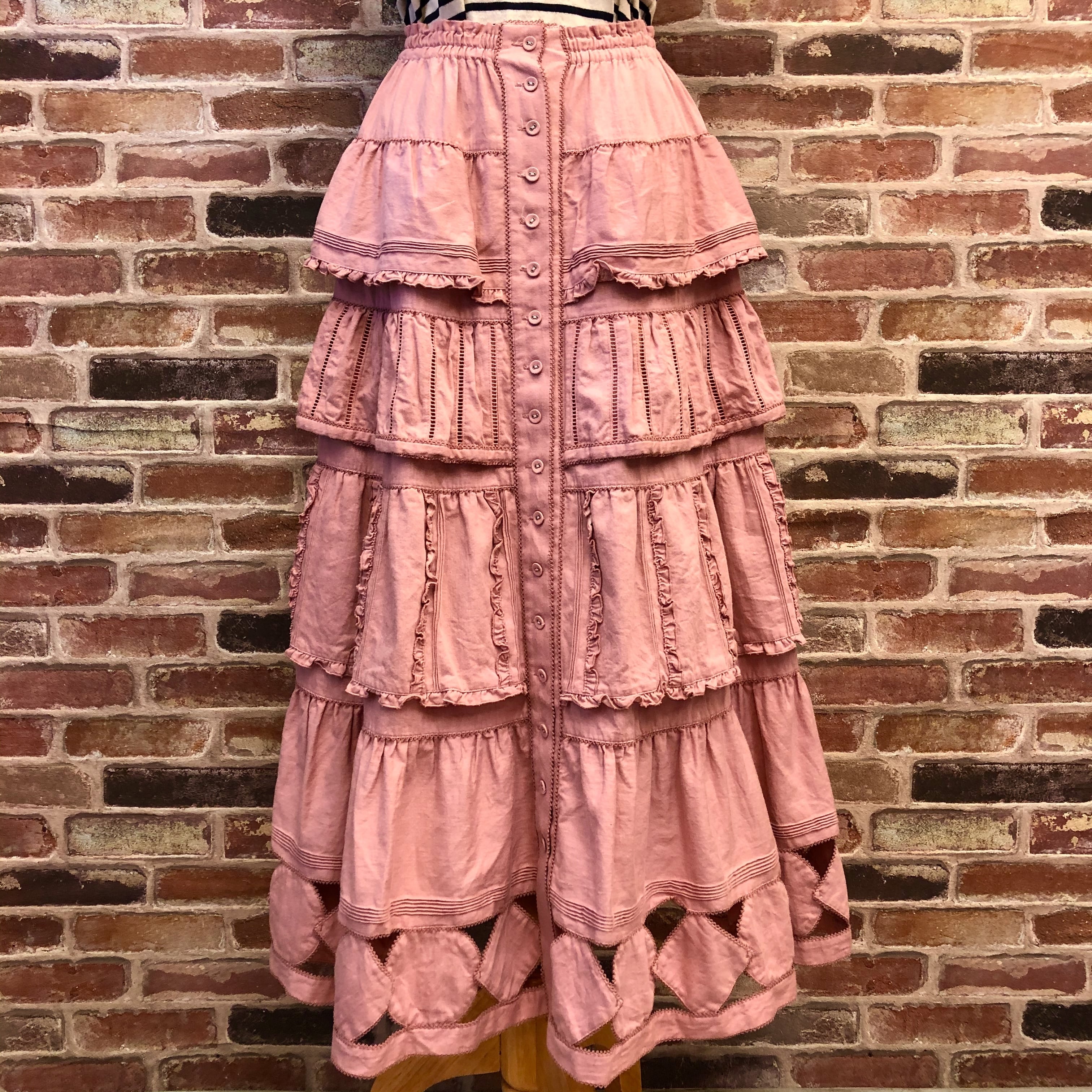 KANEKO ISAO WONDERFUL WORLD Pink Skirt | インポート古着 GEORGE AND KEWPiE powered  by BASE