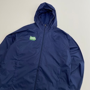 -USED- L.L. BEAN "HABO" ZIP-UP NYLON JACKET -NAVY- [XL]