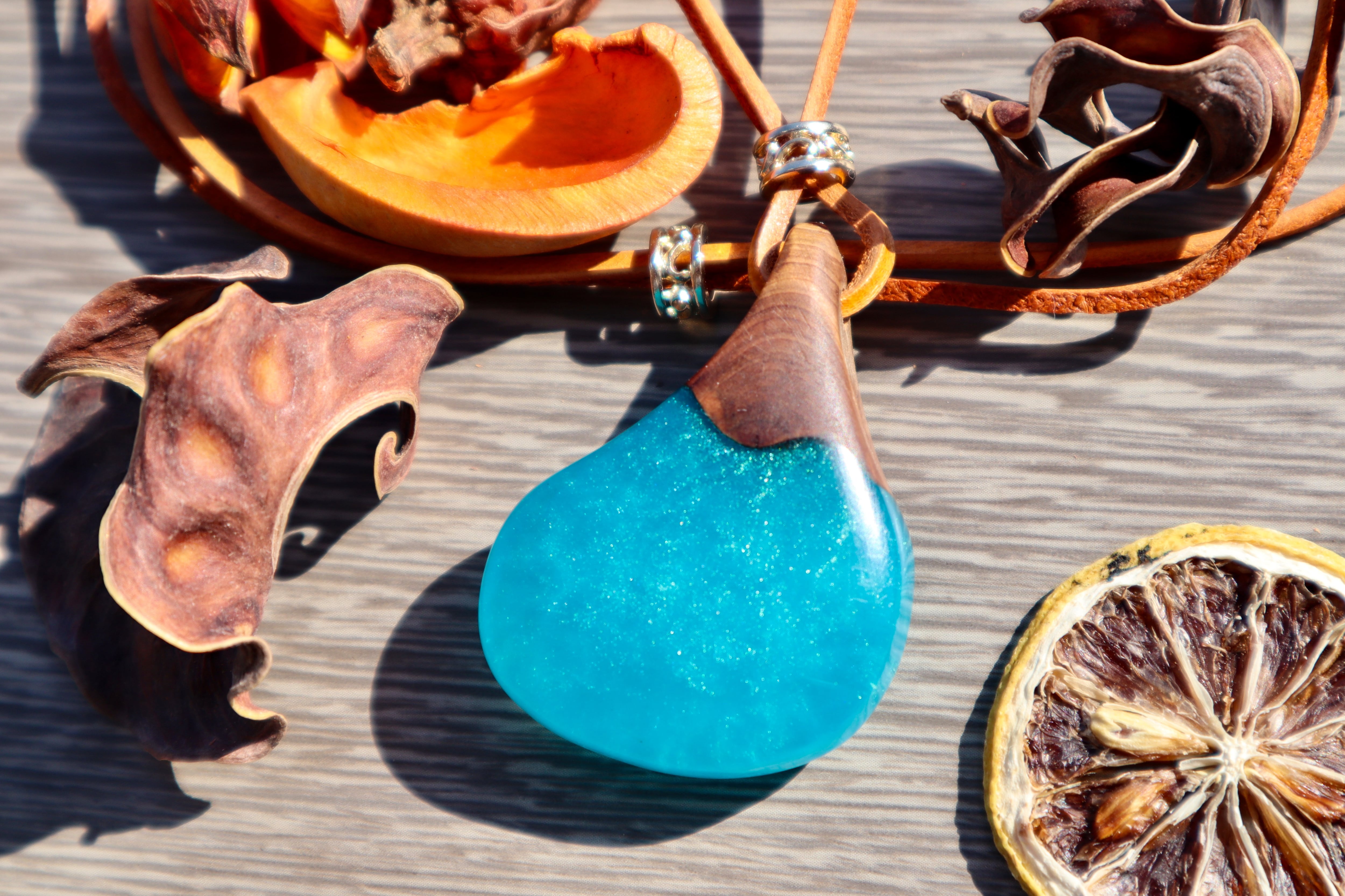 ぽてぽてスライム ウッドレジン ネックレス | HENDY CLAFT ウッド