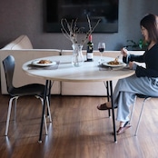 ラウンドテーブル/スリムラインレッグ