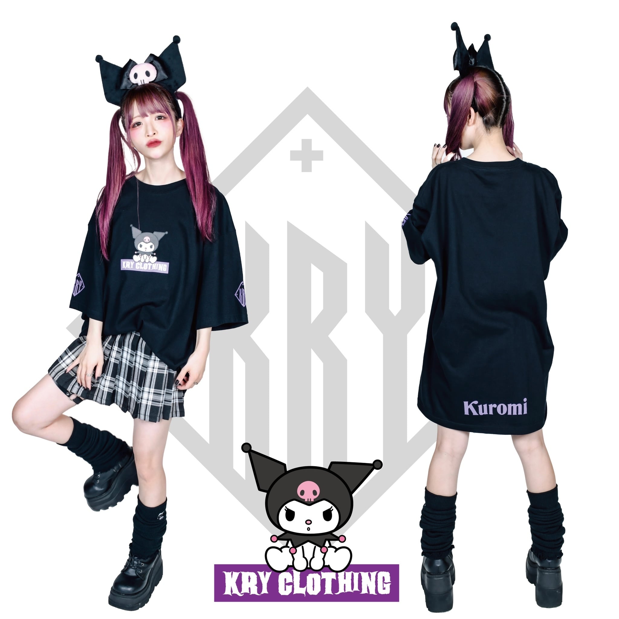 高い素材 KRY KISS clothing RICH CLOTHING Tシャツ 【BOXLOGO】 KRY