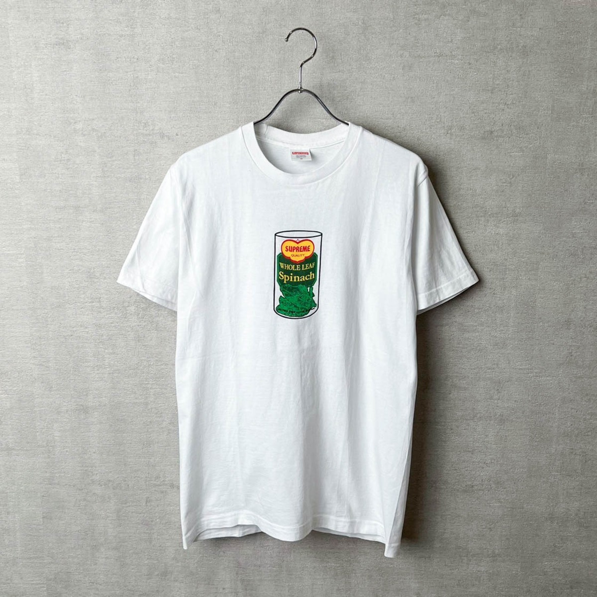 [USED] supreme WHOLE LEAF SPINACH TEE double