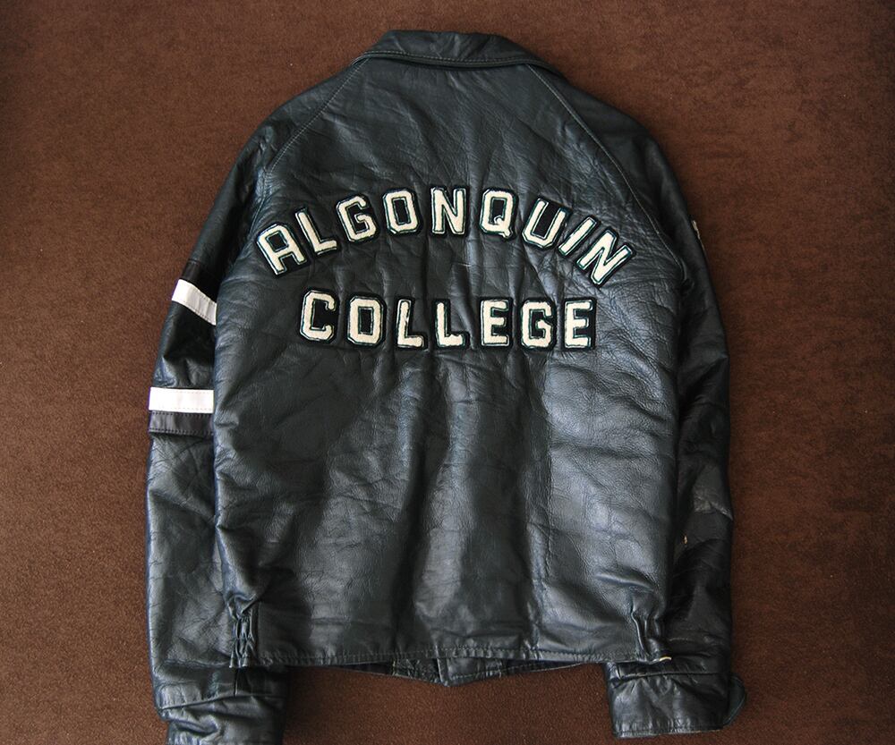 s LEATHER VARSITY JACKET    SECOND TIME GLORY   ヴィンテージ