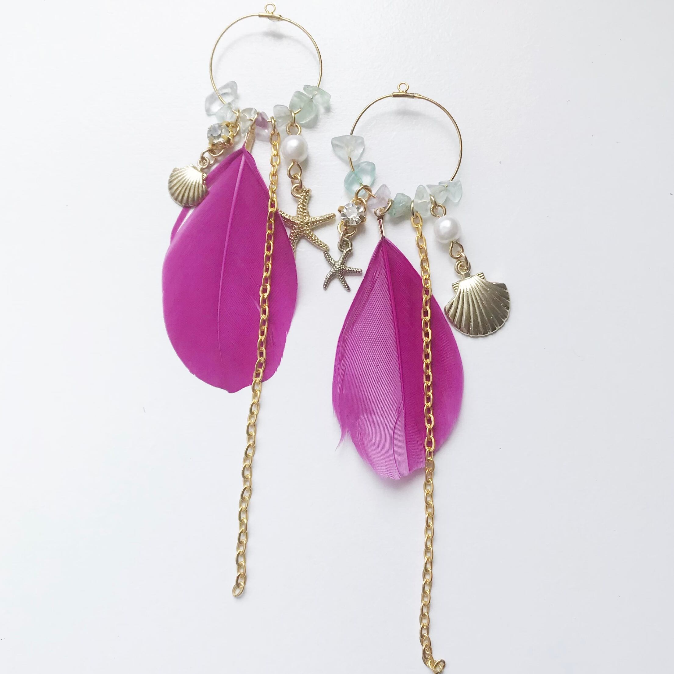 癒しのオルゴナイト❤️ラベンダー翡翠＋アメジストのフレンチクルーラー♡