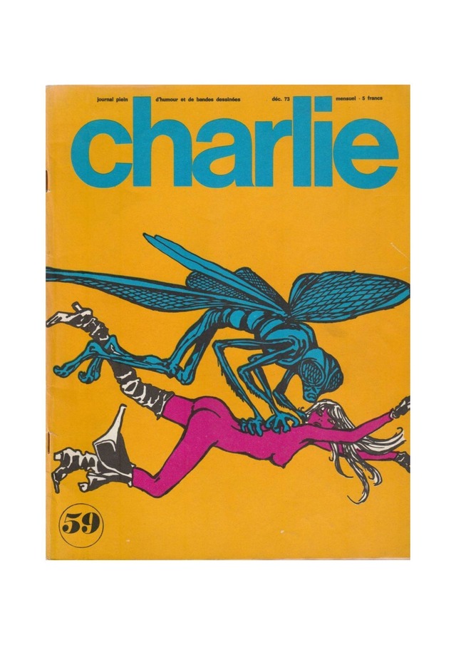70年代フレンチBD月刊誌　charlie  no.59