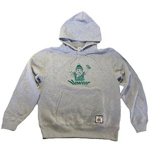 メンズ パーカー グレー 冬ロゴ